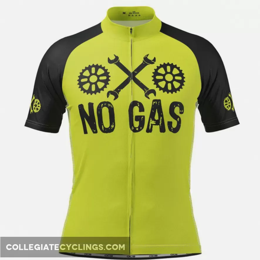 Men's No Gas Pollution Free Short Sleeve Cycling Jersey New Releases