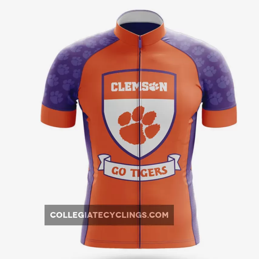 Clemson Tigers Shield Cycling Jersey Restock