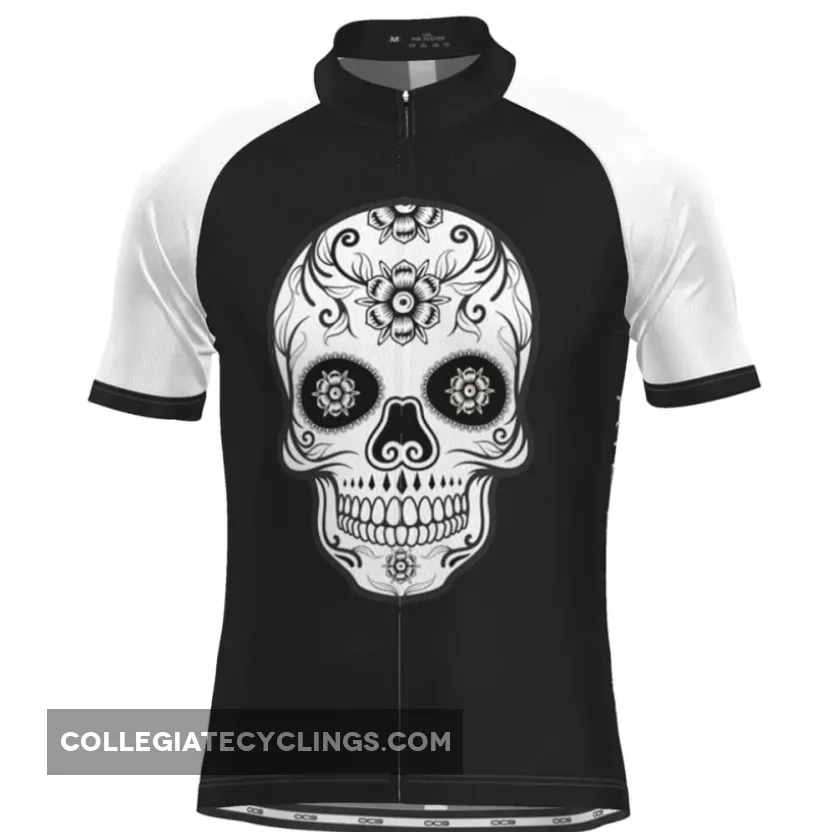 Online Men's Mexican Mask Short Sleeve Cycling Jersey