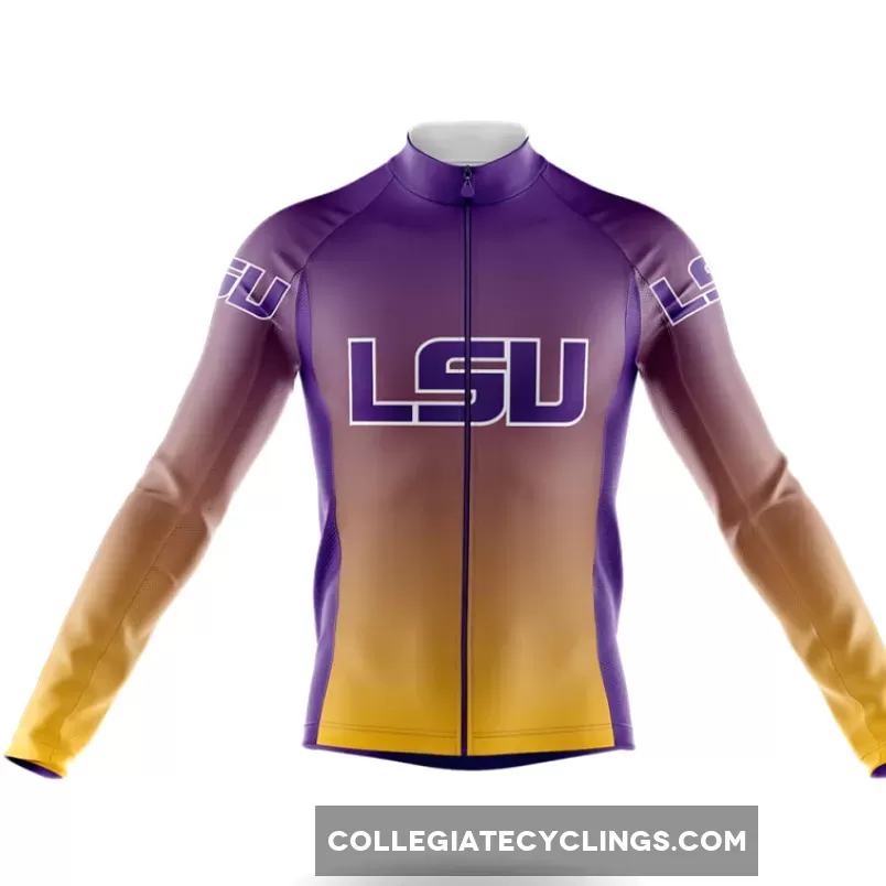 LSU Tigers Gradient Long Sleeve Cycling Jersey Restock