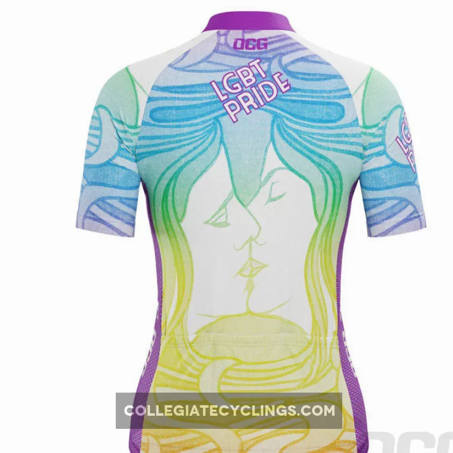 Pride Cycling Jersey - Women's LGBT Pride Short Sleeve Cycling Jersey