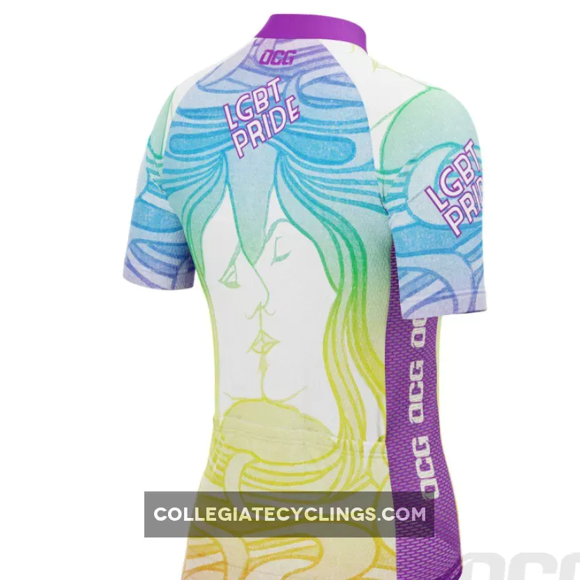 Pride Cycling Jersey - Women's LGBT Pride Short Sleeve Cycling Jersey