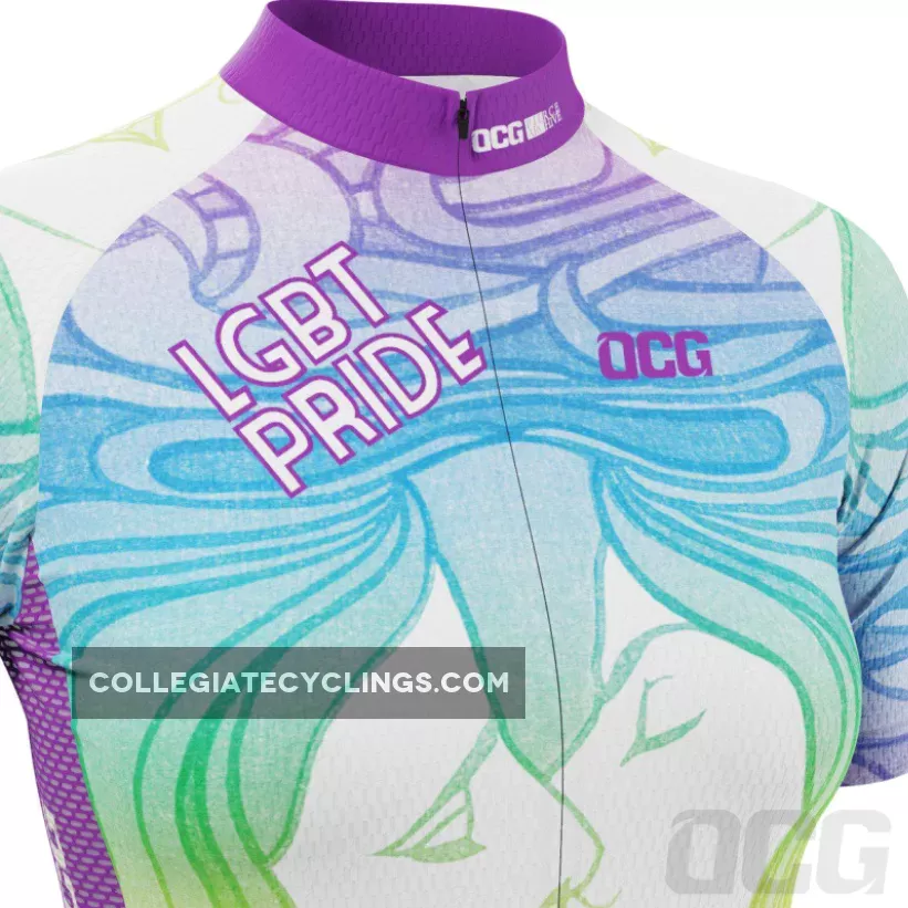 Pride Cycling Jersey - Women's LGBT Pride Short Sleeve Cycling Jersey