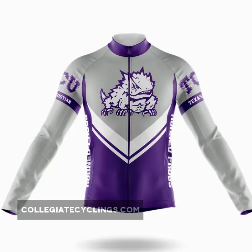 Texas Christian University Long Sleeve Cycling Jersey Only Ver.3