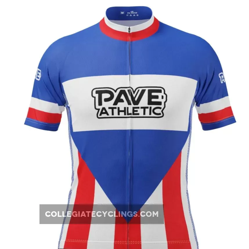 PAVE Athletic Retro Chewing Gum Short Sleeve Cycling Jersey For Sale