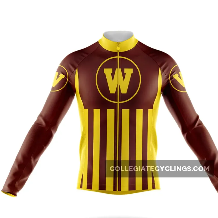 Western Michigan University USA Long Sleeve Cycling Jersey