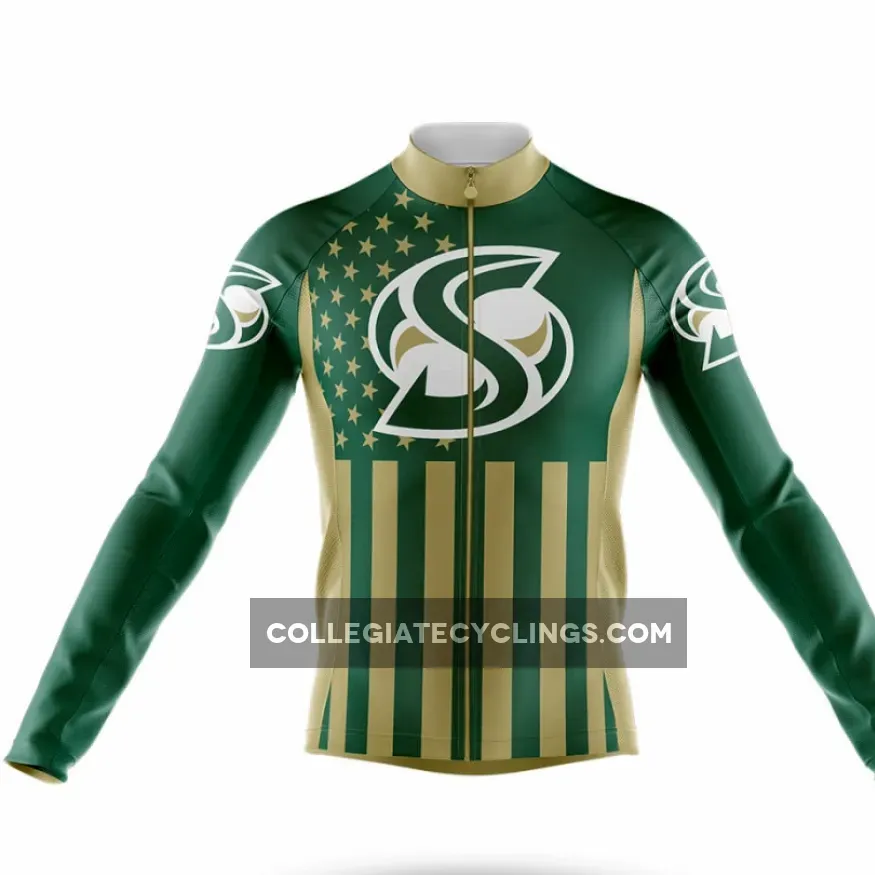 California State University Sacramento USA Long Sleeve Cycling Jersey