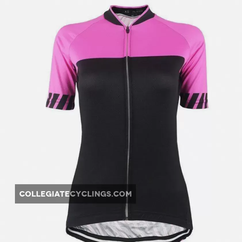 For Sale Women's Pink Top V-Neck Cycling Jersey