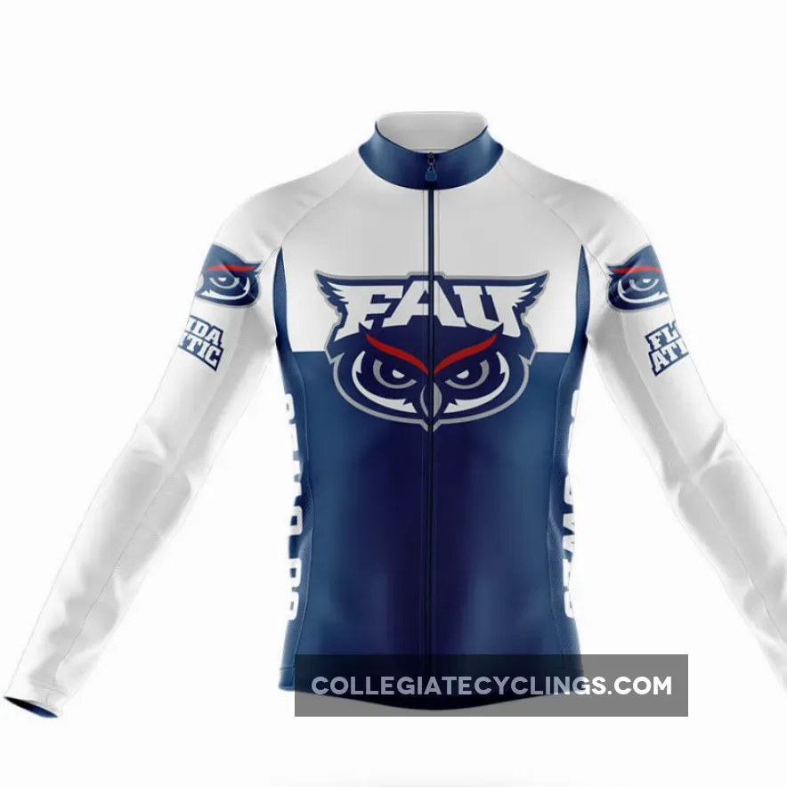 Best Florida Atlantic University Long Sleeve Cycling Jersey Ver 2