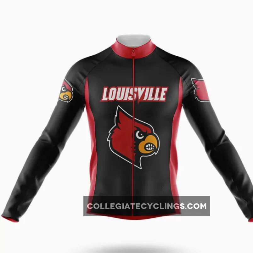 Louisville Cardinals Long Sleeve Cycling Jersey