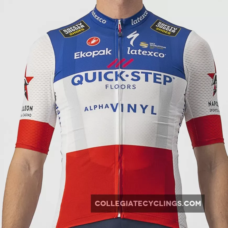 Quick-Step Alpha Vinyl 2022 Competizione jersey - French champion 4232180-853