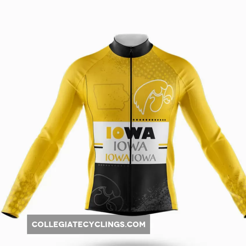 University Of Iowa Cycle Long Sleeve Cycling Jersey Restock