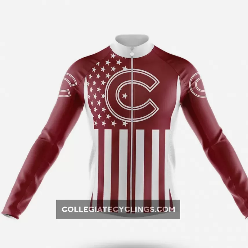 Colgate University USA Long Sleeve Cycling Jersey For Sale