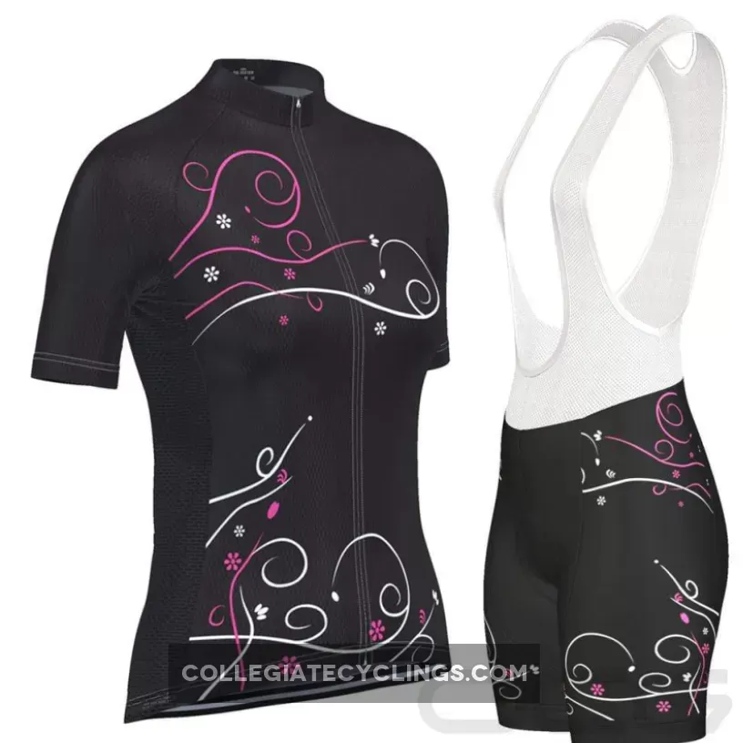 Women's Floral Swirl Short Sleeve Cycling Kit Discount