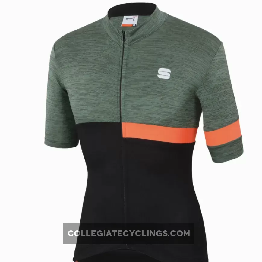 Sportful Giara Jersey - Green Orange For Sale 1102002-382
