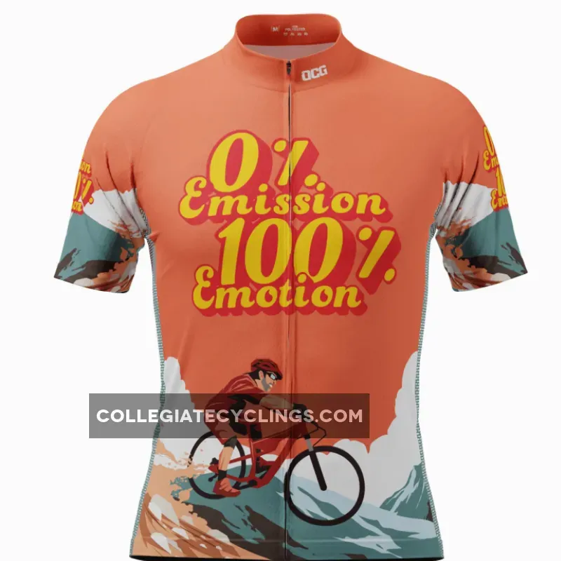 Men's No Emissions Full Emotion Short Sleeve Cycling Jersey