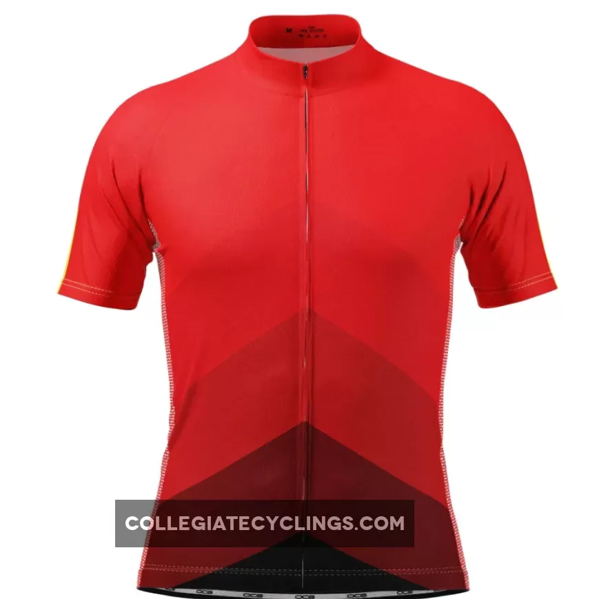 Men's Classic Mountain Peaks Short Sleeve Cycling Jersey