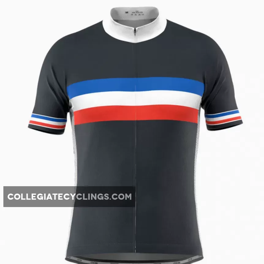 Men's France National Short Sleeve Cycling Jersey For Sale