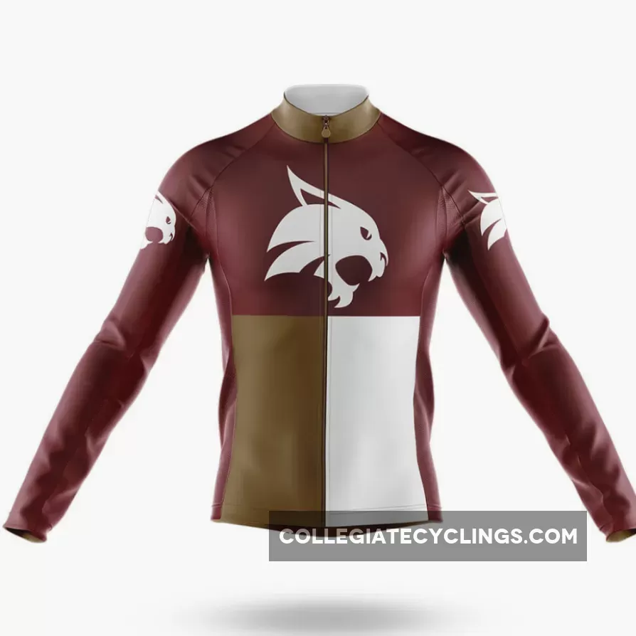 Texas State University TX Long Sleeve Cycling Jersey Only