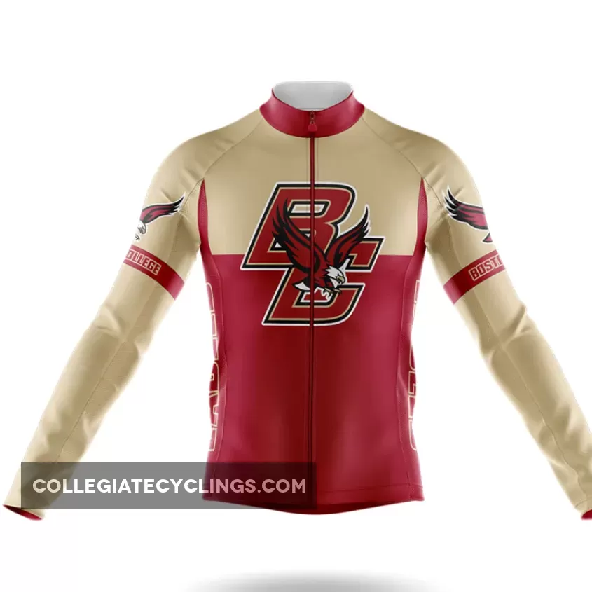 Boston College V2 Cycling Kit - Long Sleeve Jersey For Sale