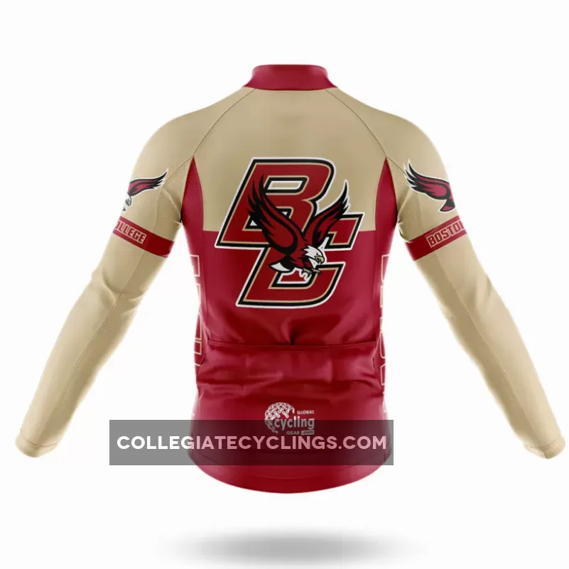 Boston College V2 Cycling Kit - Long Sleeve Jersey For Sale