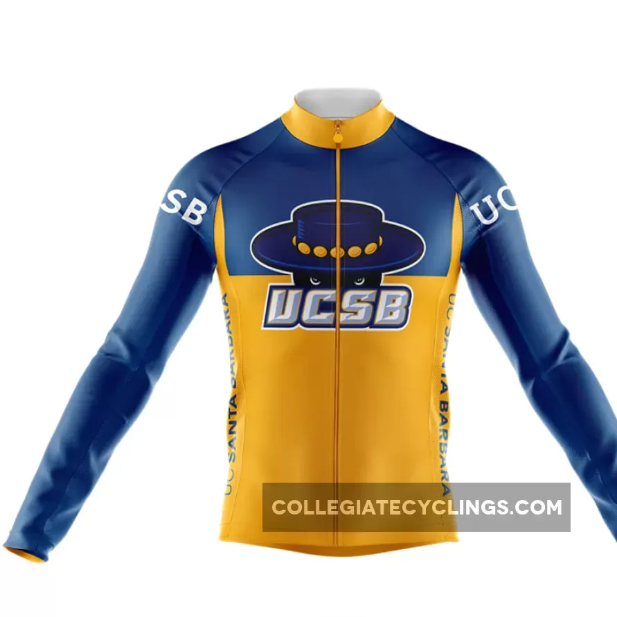 Restock University Of California Santa Barbara Long Sleeve Cycling Jersey Ver 2