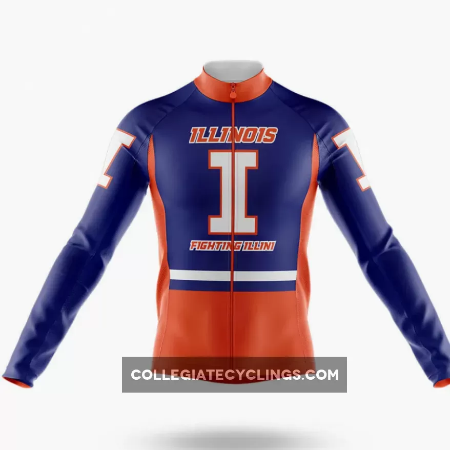 Where To Buy Fighting Illini Long Sleeve Cycling Jersey