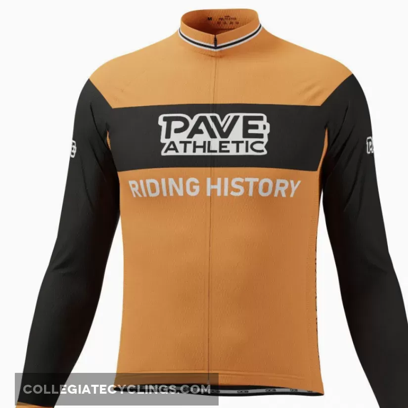 Pave Milan PAVE Athletic Retro Milan Long Sleeve Cycling Jersey