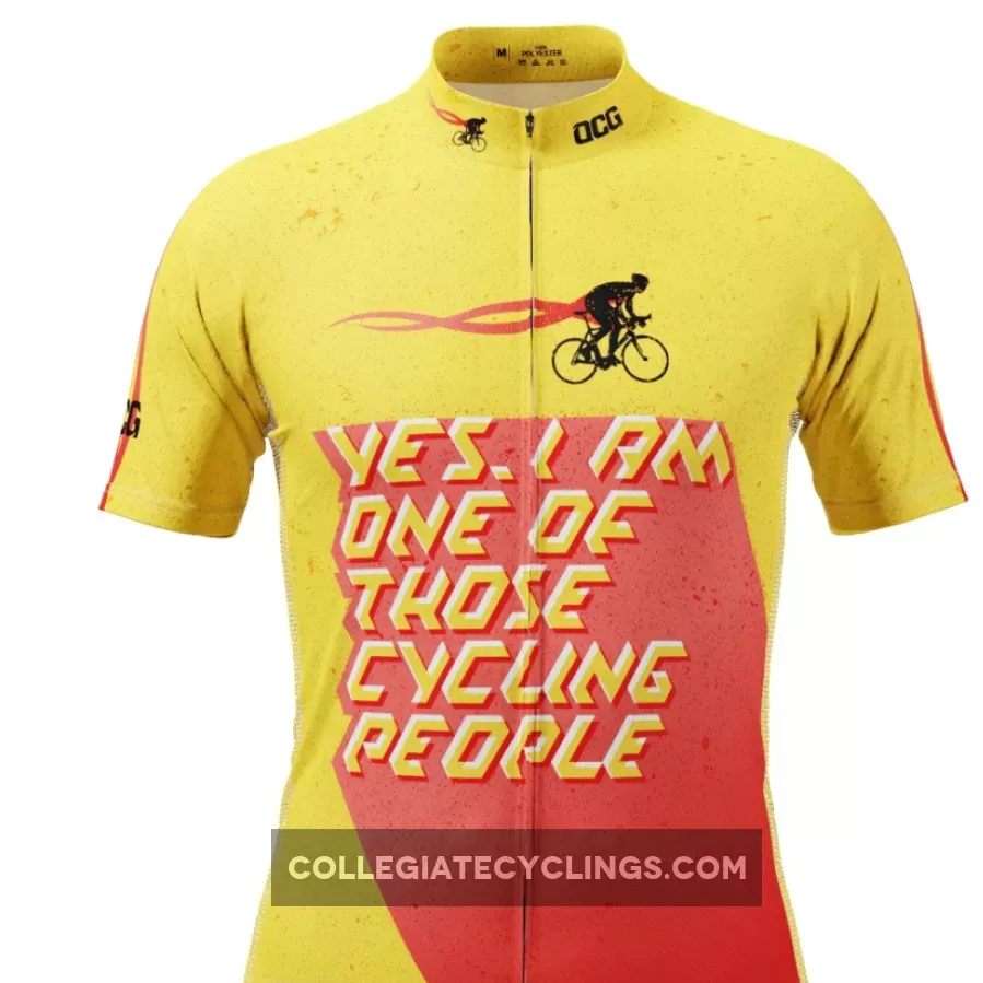 Men's One Of Those Cycling People Short Sleeve Cycling Jersey For Sale