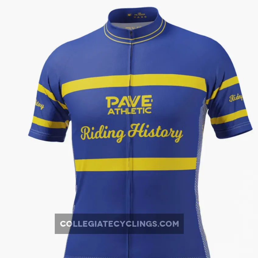 Men's PAVE Athletic Retro Zandegu Short Sleeve Cycling Jersey
