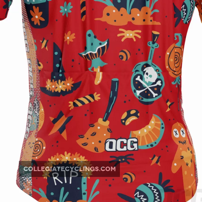 Men's Halloween Trick Or Treat Short Sleeve Cycling Jersey Discount