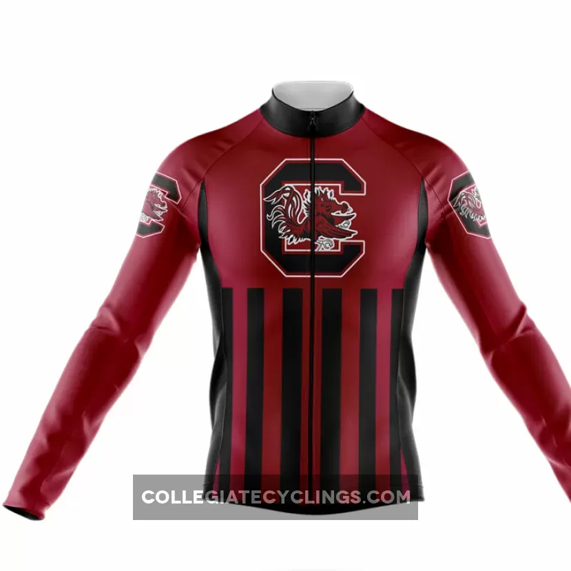 University Of South Carolina USA Long Sleeve Cycling Jersey For Sale