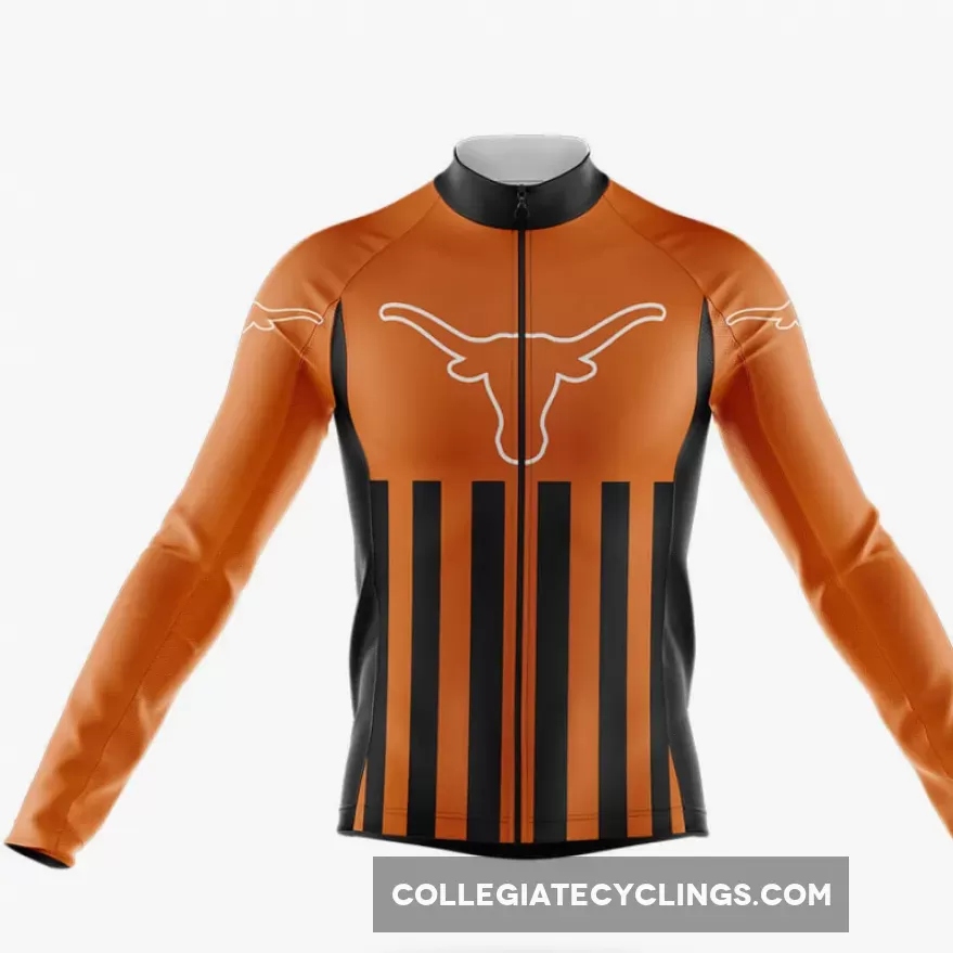 University of Texas Austin USA Long Sleeve Cycling Jersey