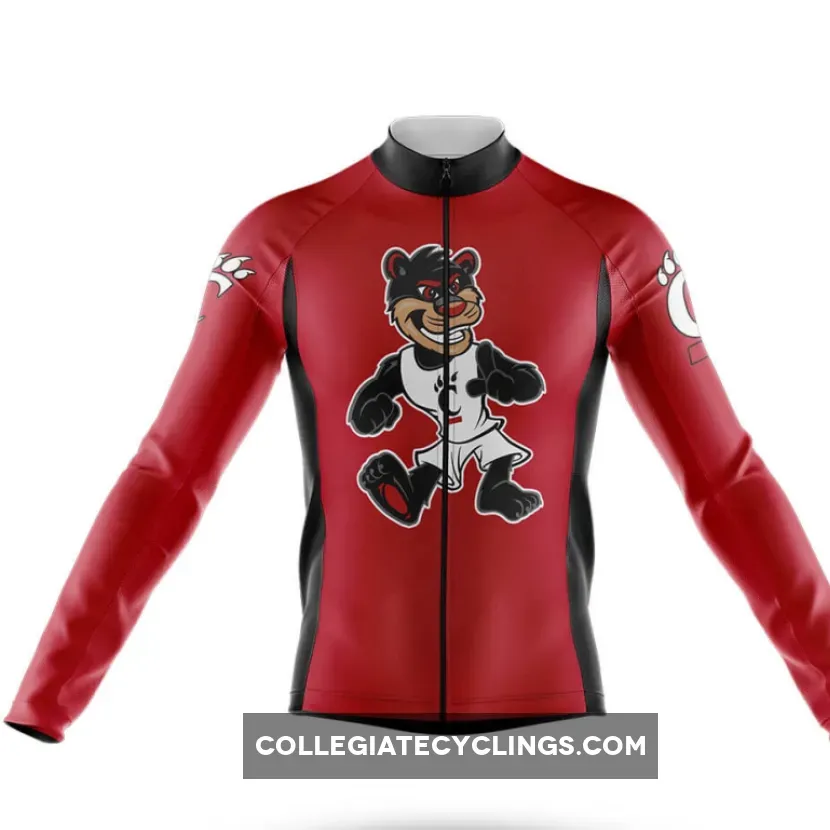 Bearcat Mascot Long Sleeve Cycling Jersey | WHAT IS A BEARCAT MASCOT