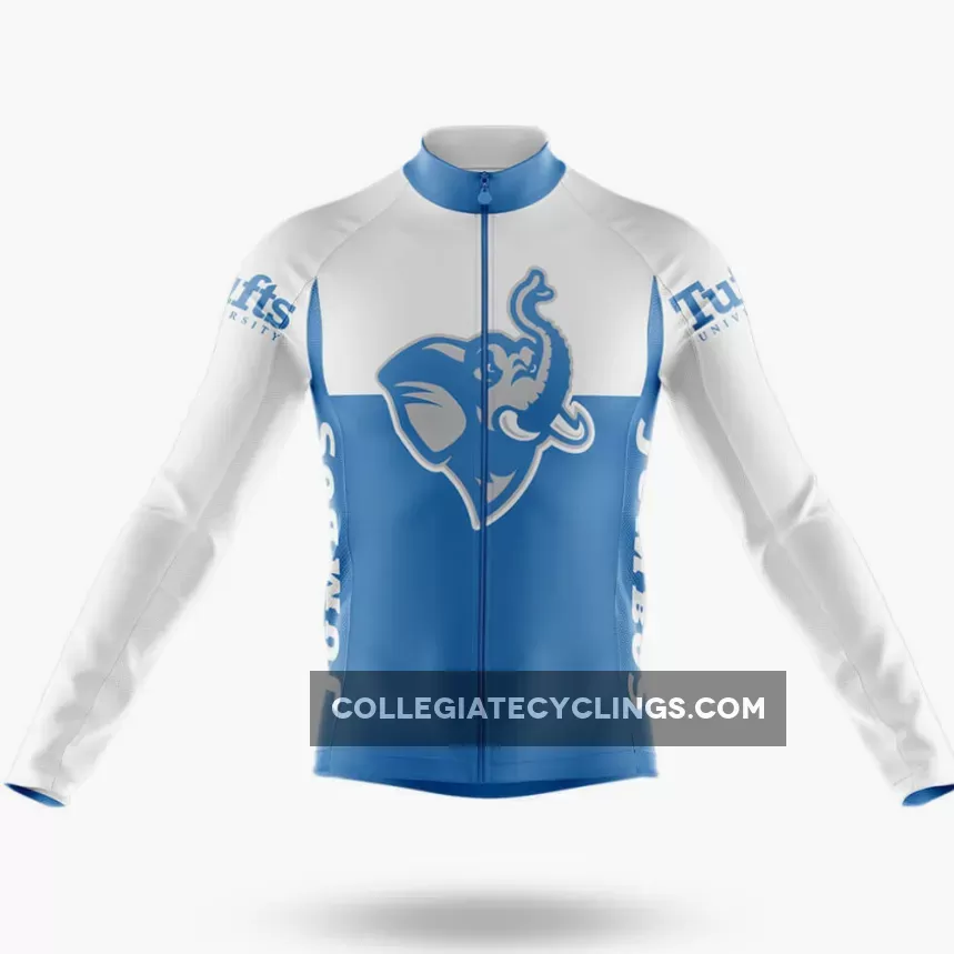 Best Tufts University Long Sleeve Cycling Jersey Ver 2