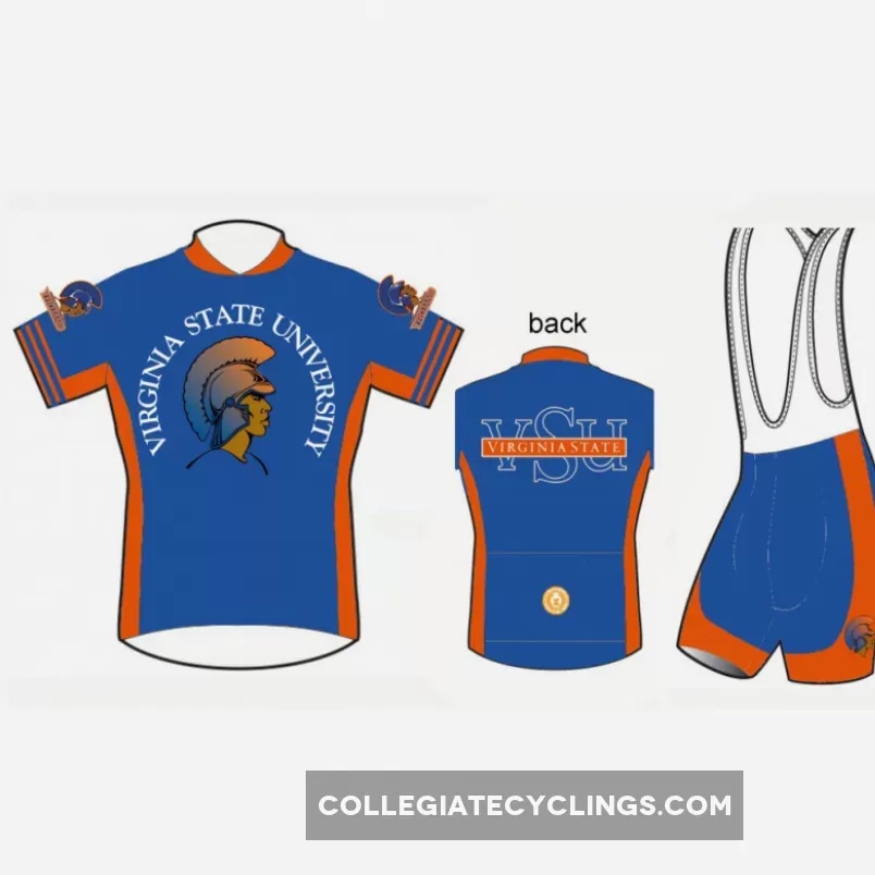VSU Virginia State University Trojans Cycling Jerseys shorts bibs