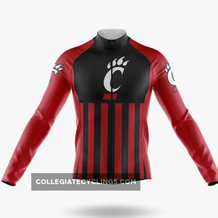 University of Cincinnati USA Long Sleeve Cycling Jersey
