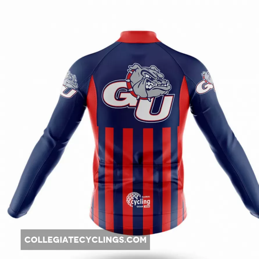 Gonzaga University USA - Men's Cycling Kit - Long Sleeve Jersey