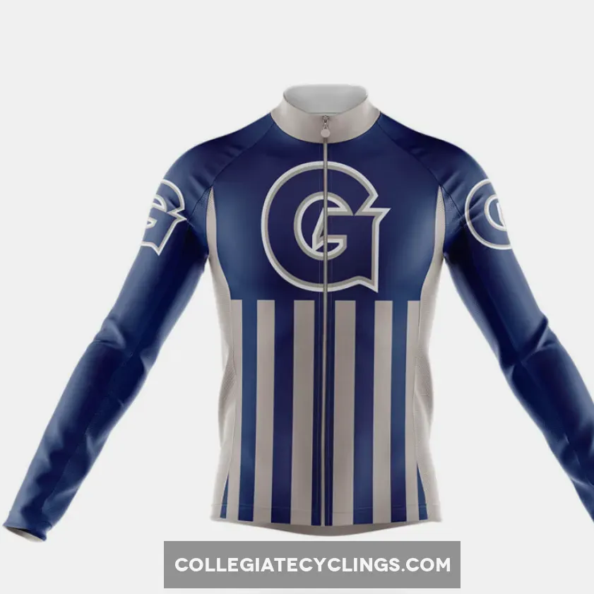Georgetown University USA Long Sleeve Cycling Jersey