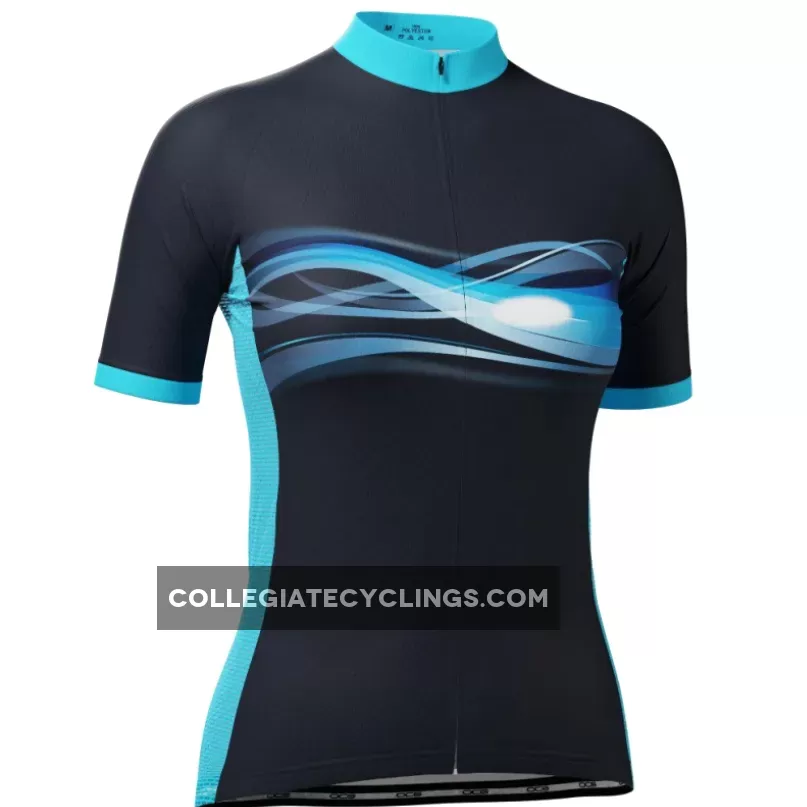 Women's Cosmos Blue Short Sleeve Cycling Jersey