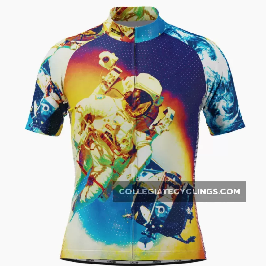 Men's Astronaut to the Moon Short Sleeve Cycling Jersey