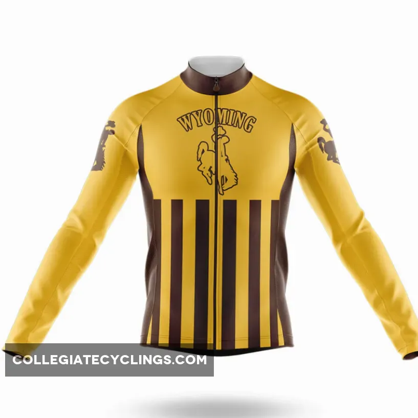 University of Wyoming USA Long Sleeve Cycling Jersey Only