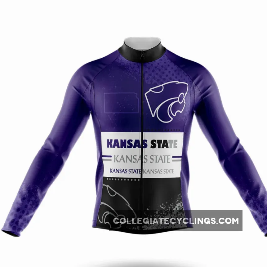 Kansas State University Cycle Long Sleeve Cycling Jersey