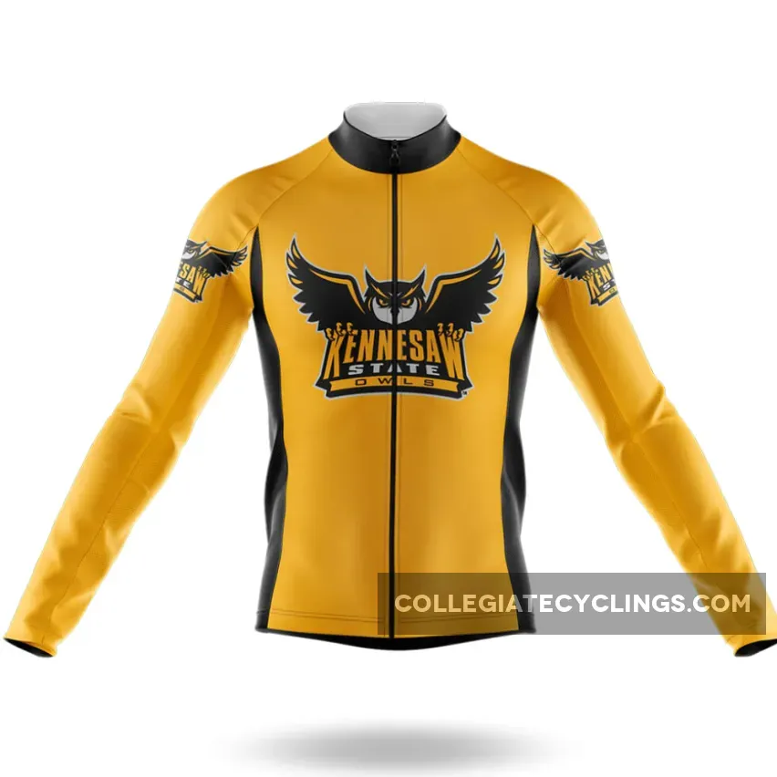 KSU Owls Long Sleeve Cycling Jersey For Sale