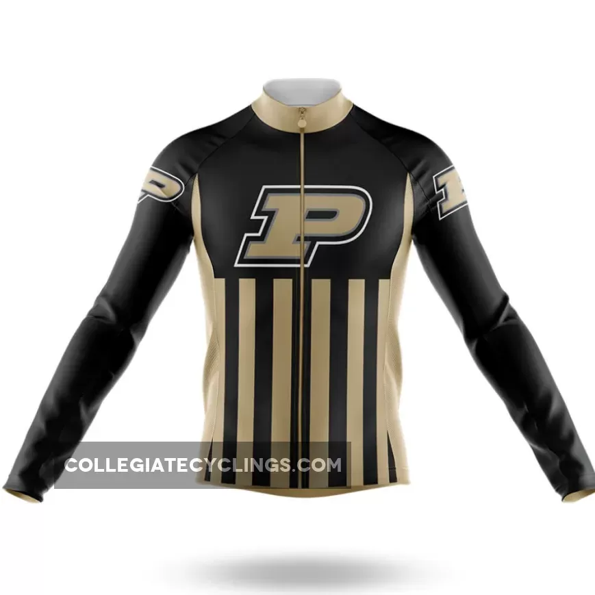 Purdue University Usa Long Sleeve Cycling Jersey Where To Buy