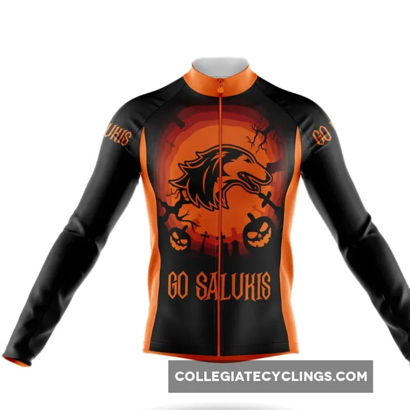 Halloween Southern Illinois University Carbondale Long Sleeve Cycling Jersey Restock