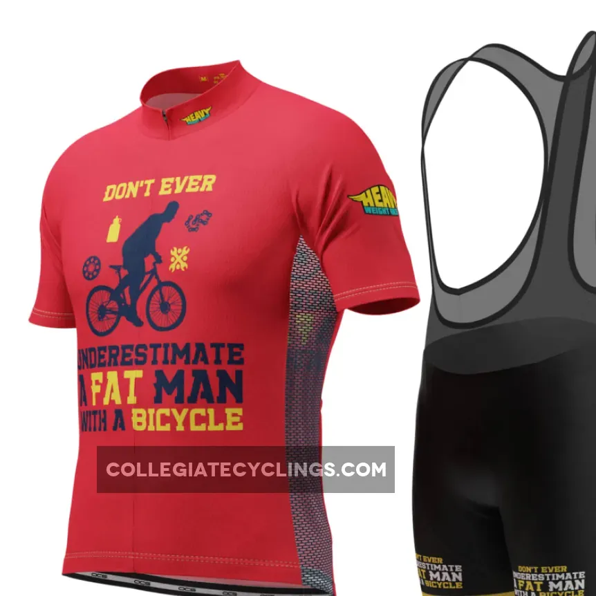 Men's Fat Man Bicycle Short Sleeve Cycling Kit - bicycle body kit