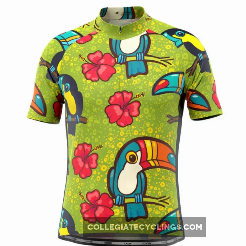 Men's Tucan Hibiscus Short Sleeve Cycling Jersey Online