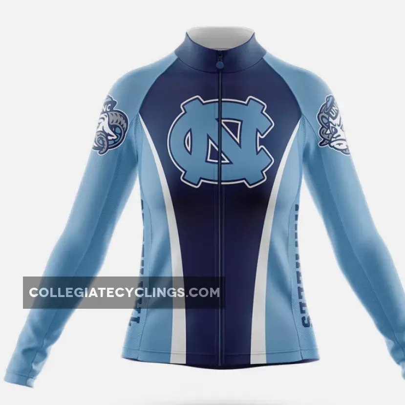University Of North Carolina - Women's Long Sleeve Cycling Jersey Restock