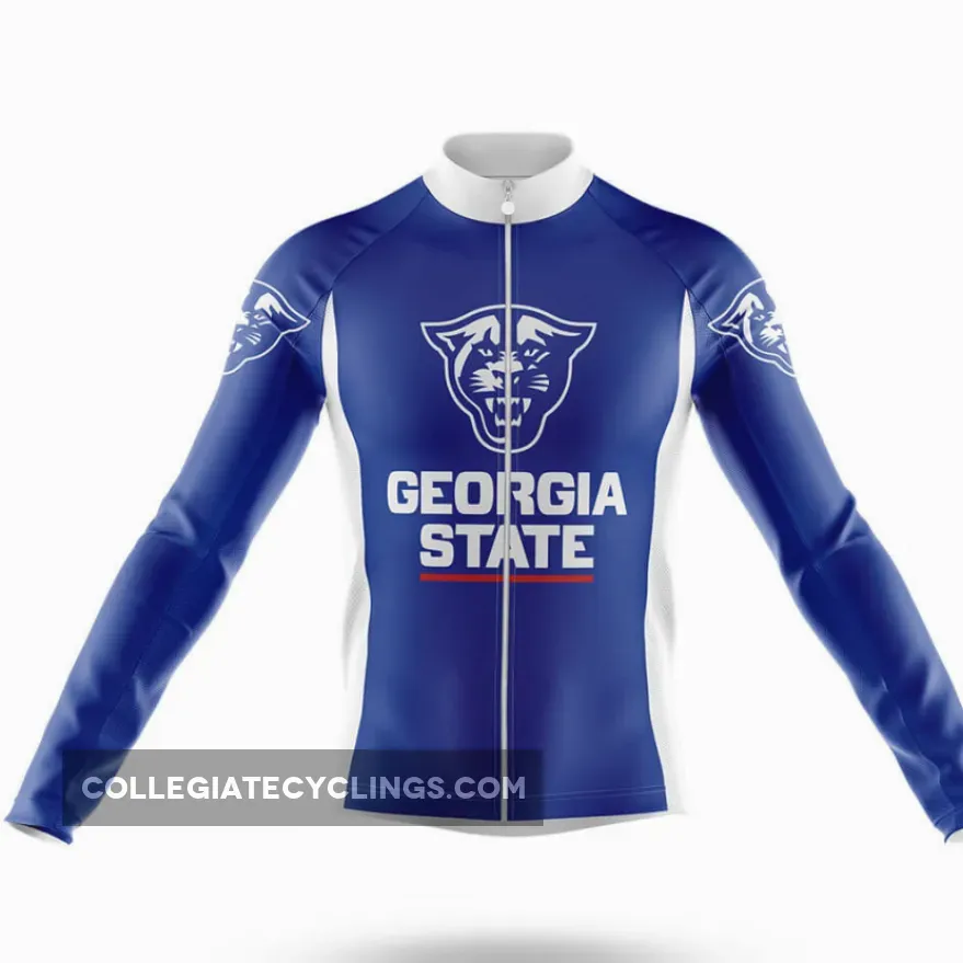 Georgia State Long Sleeve Cycling Jersey For Sale